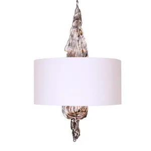 POLYRESIN    CHANDELIER,SILVER