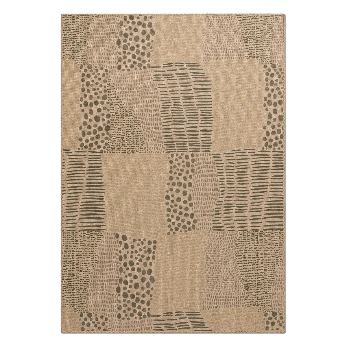 Quilt Jute Washable Rug