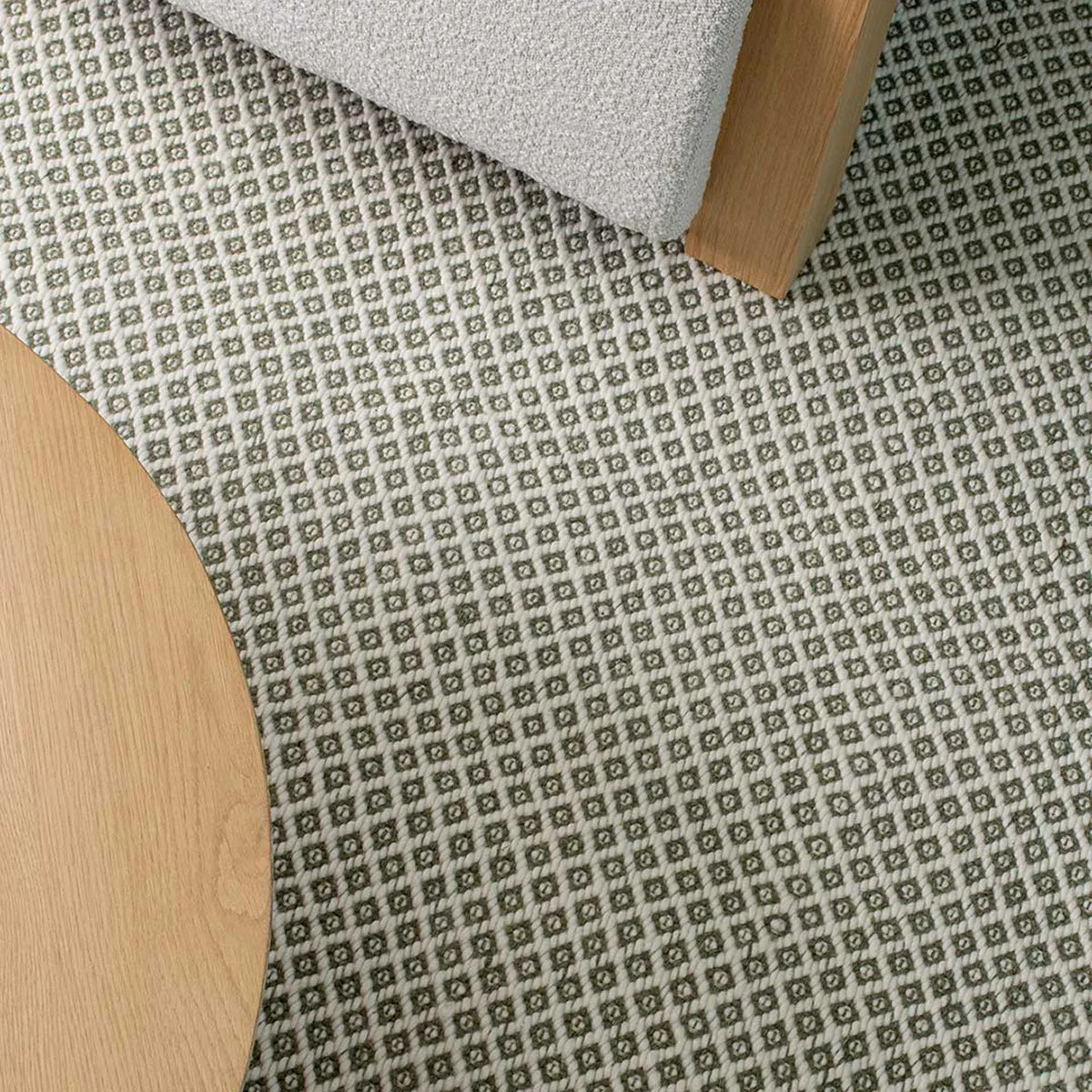Rubick Rug (Green, Ivory)