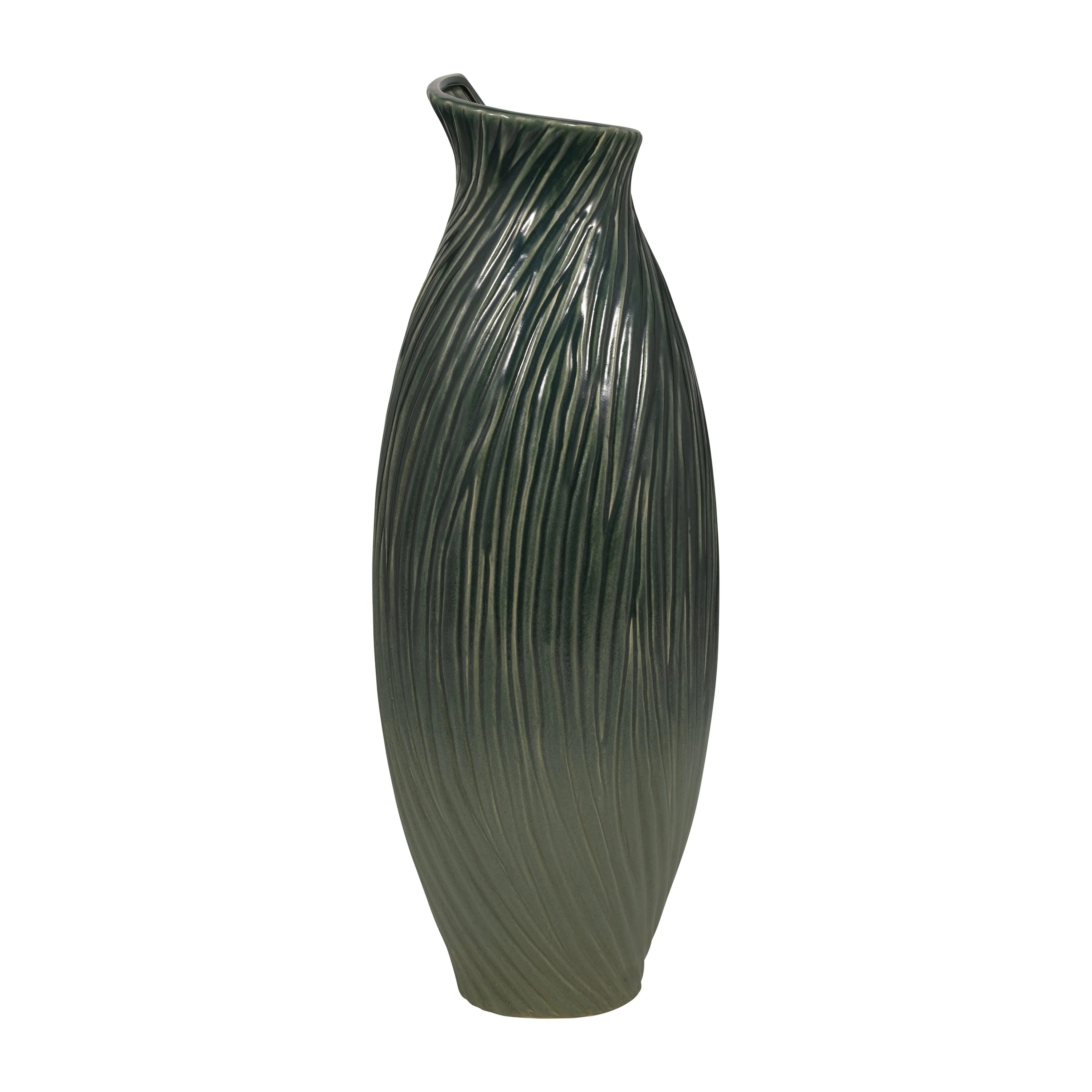 Rubpert Small Green Floor Vase