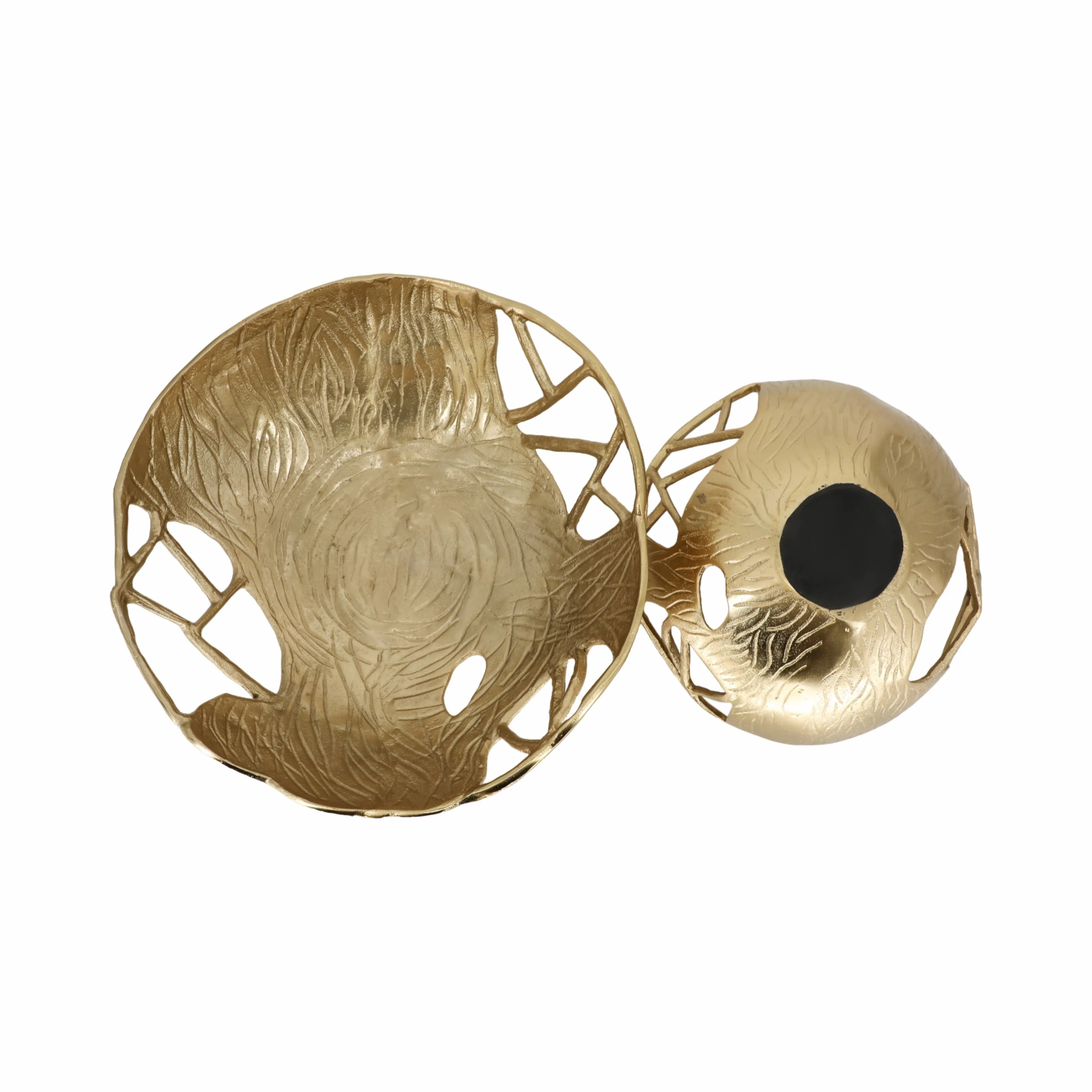 S/2 12/15" Marilyn Gold Bowls