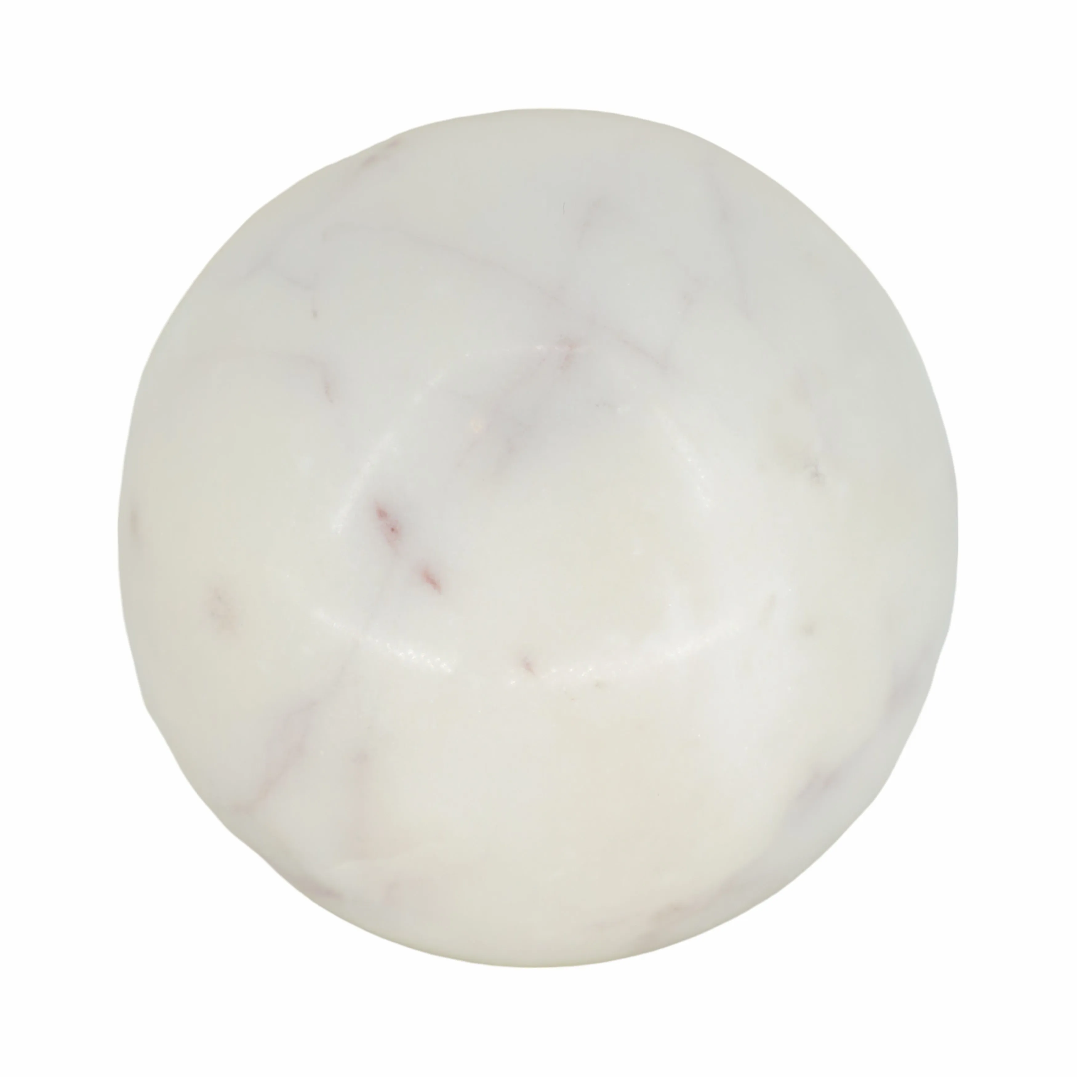 S/2 6" Marble Bookend With 3" Orb, White