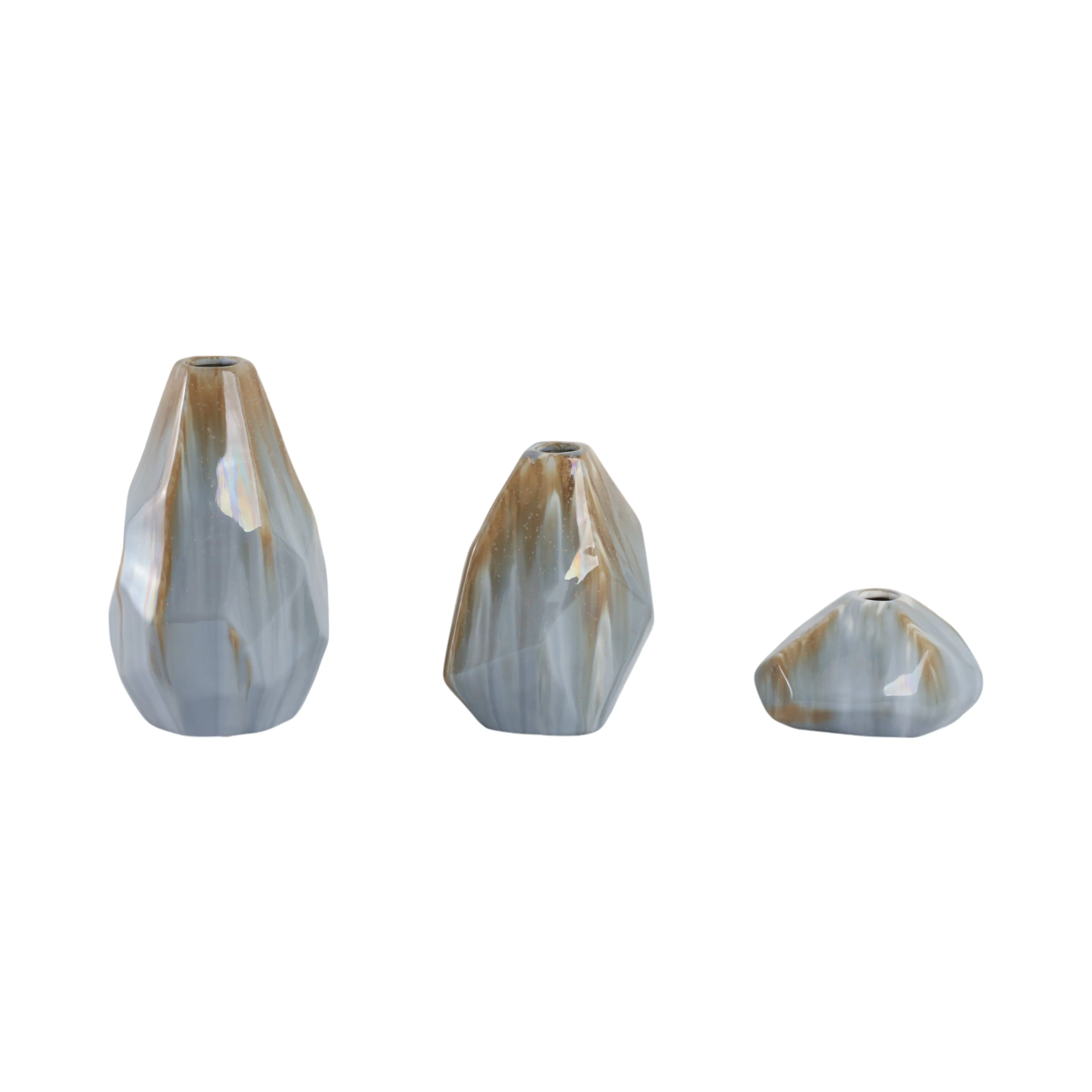 S/3 3/7/9" Canby Ceramic Vases
