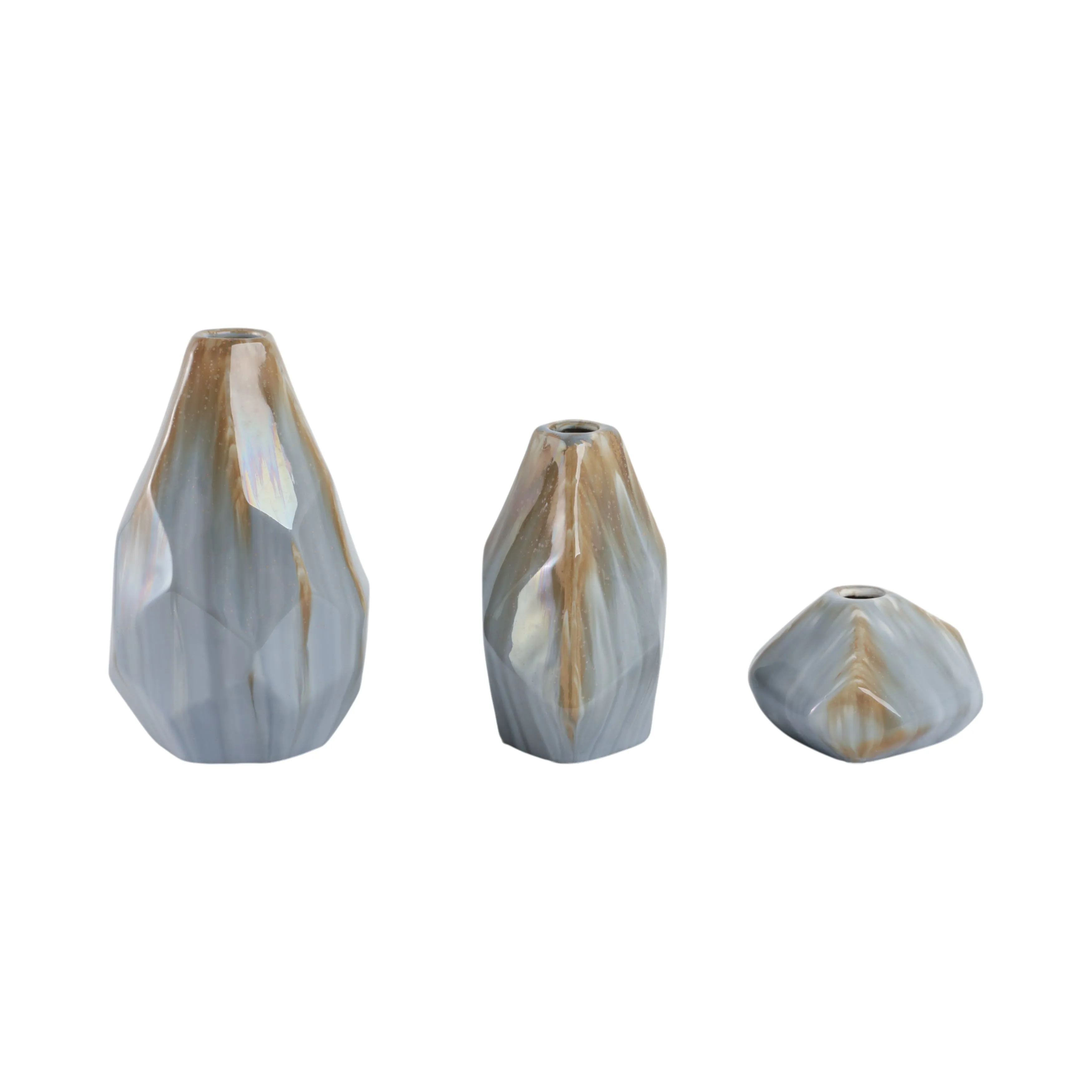 S/3 3/7/9" Canby Ceramic Vases