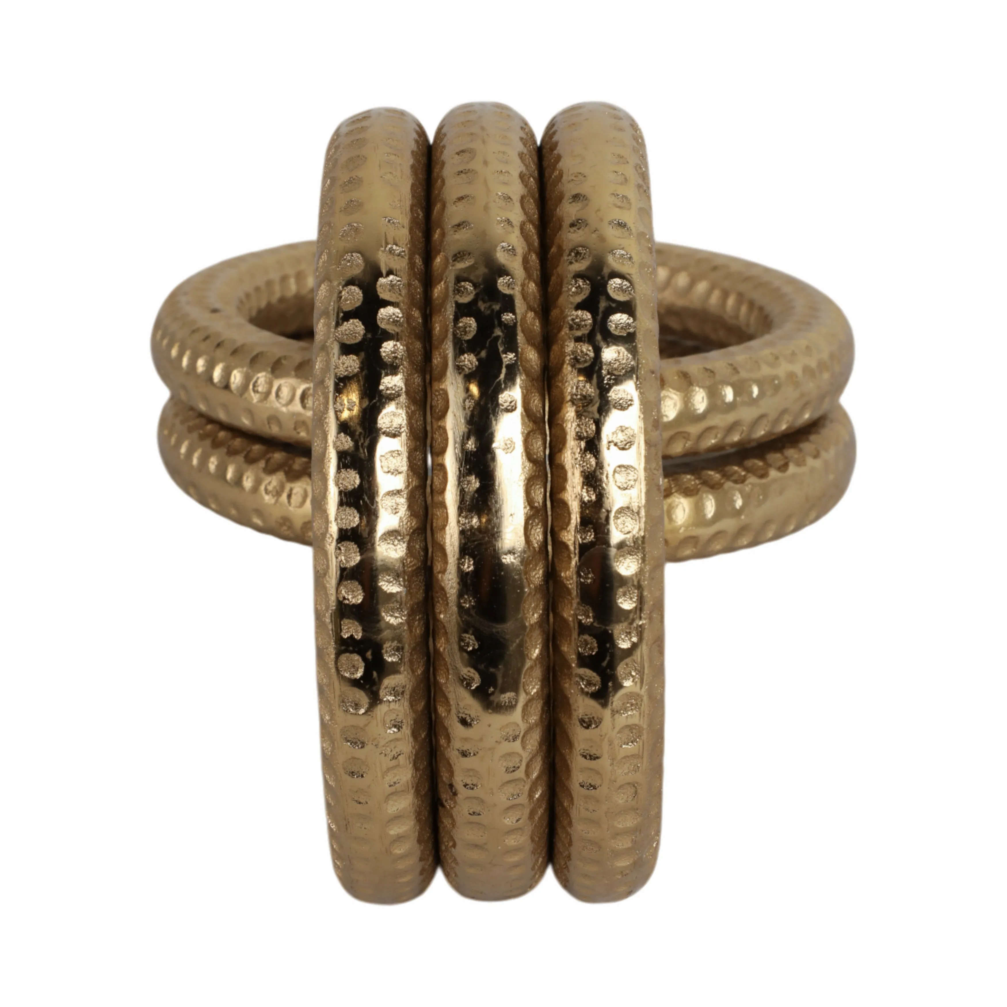 S/3 6/7/10" Dillingham Metal Gold Rings