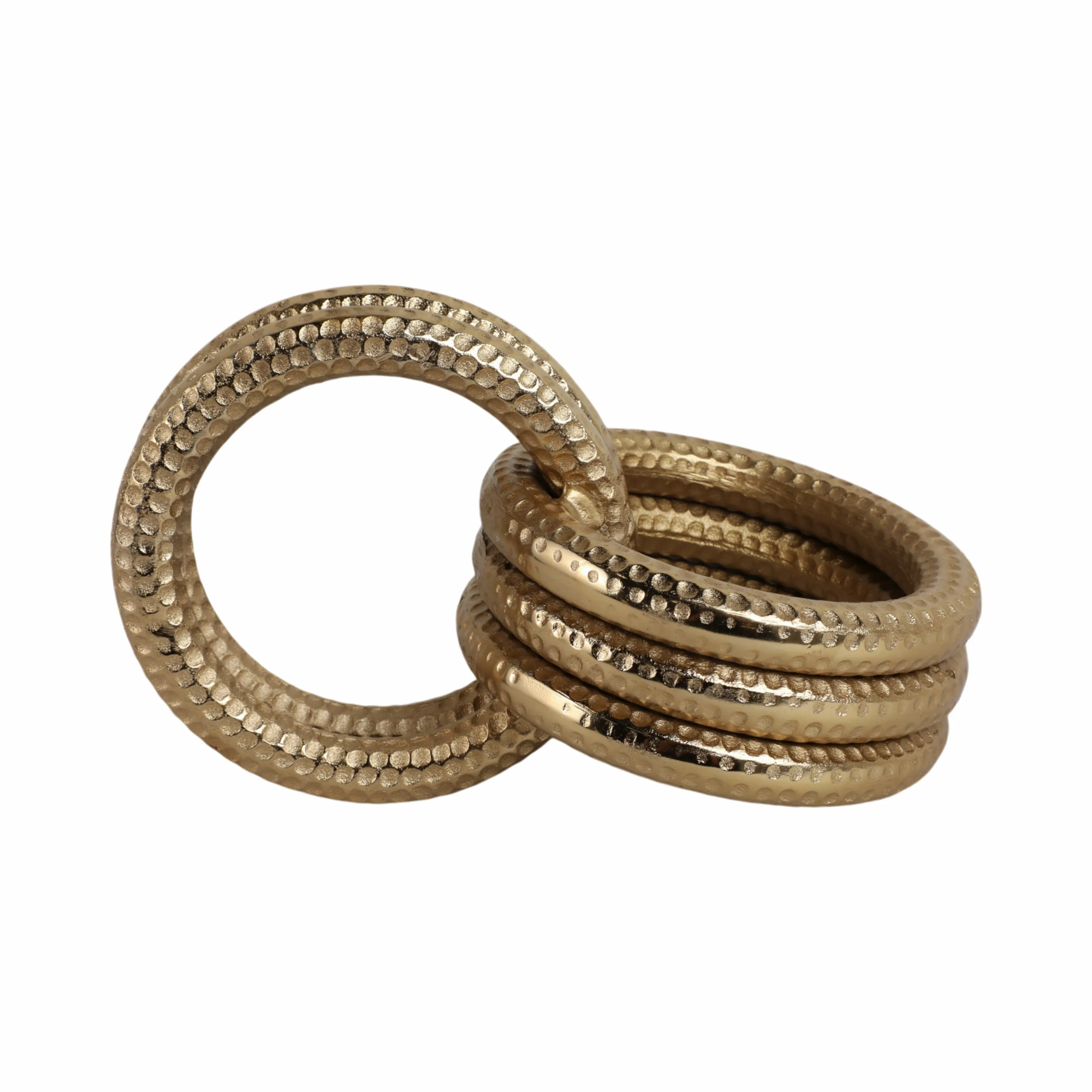 S/3 6/7/10" Dillingham Metal Gold Rings