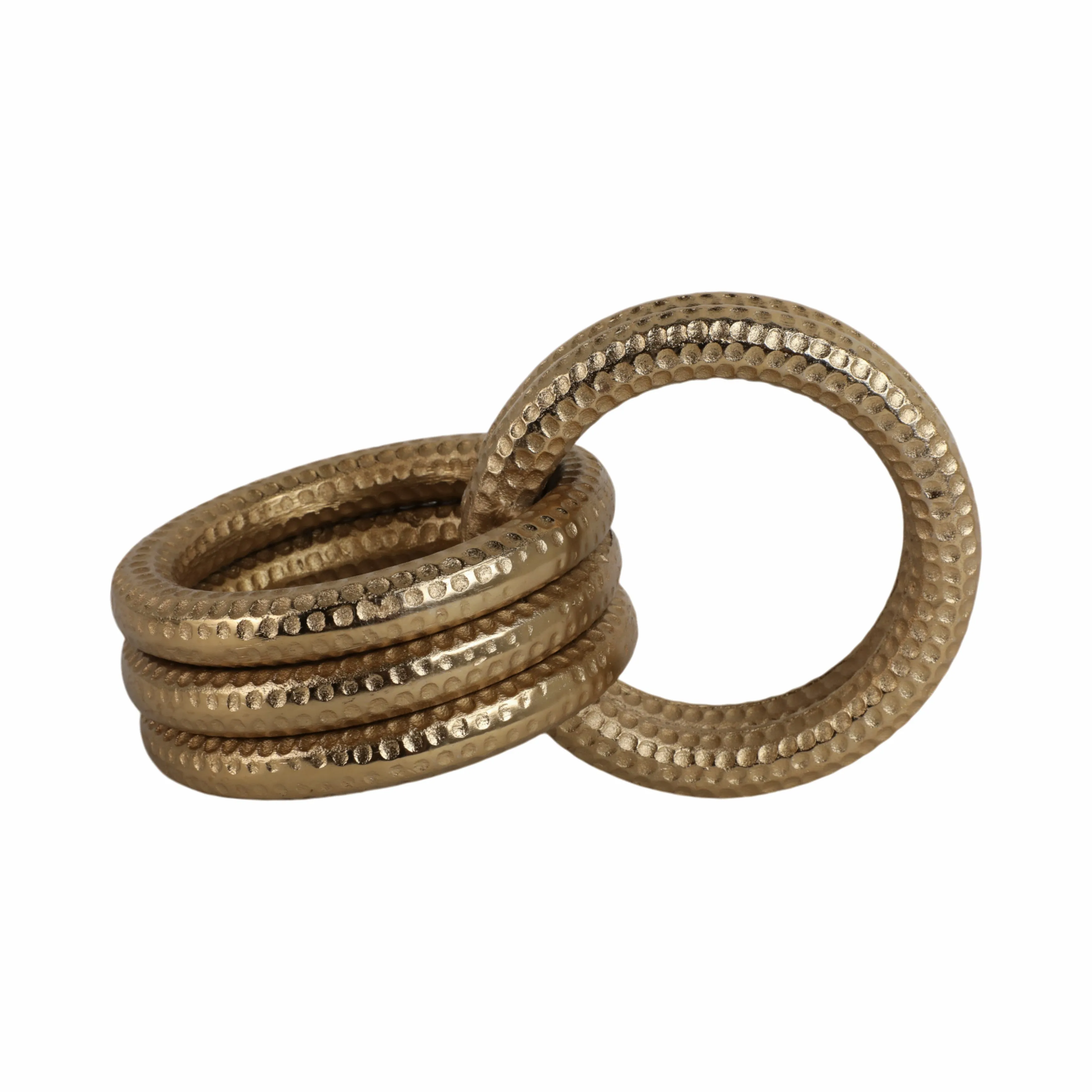 S/3 6/7/10" Dillingham Metal Gold Rings
