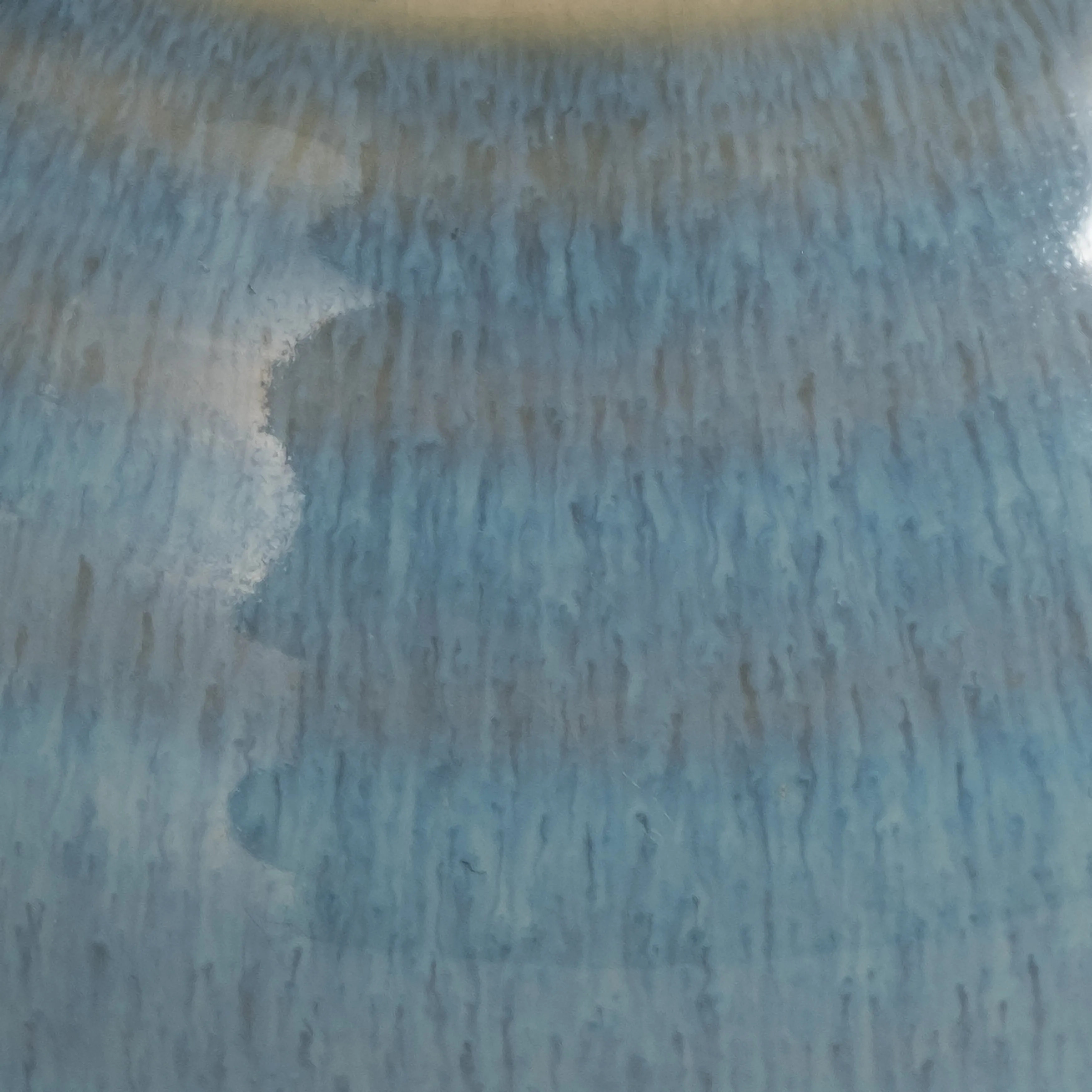 S/3 GLAZED BUD VASES, BLUE/TURQ/WHITE