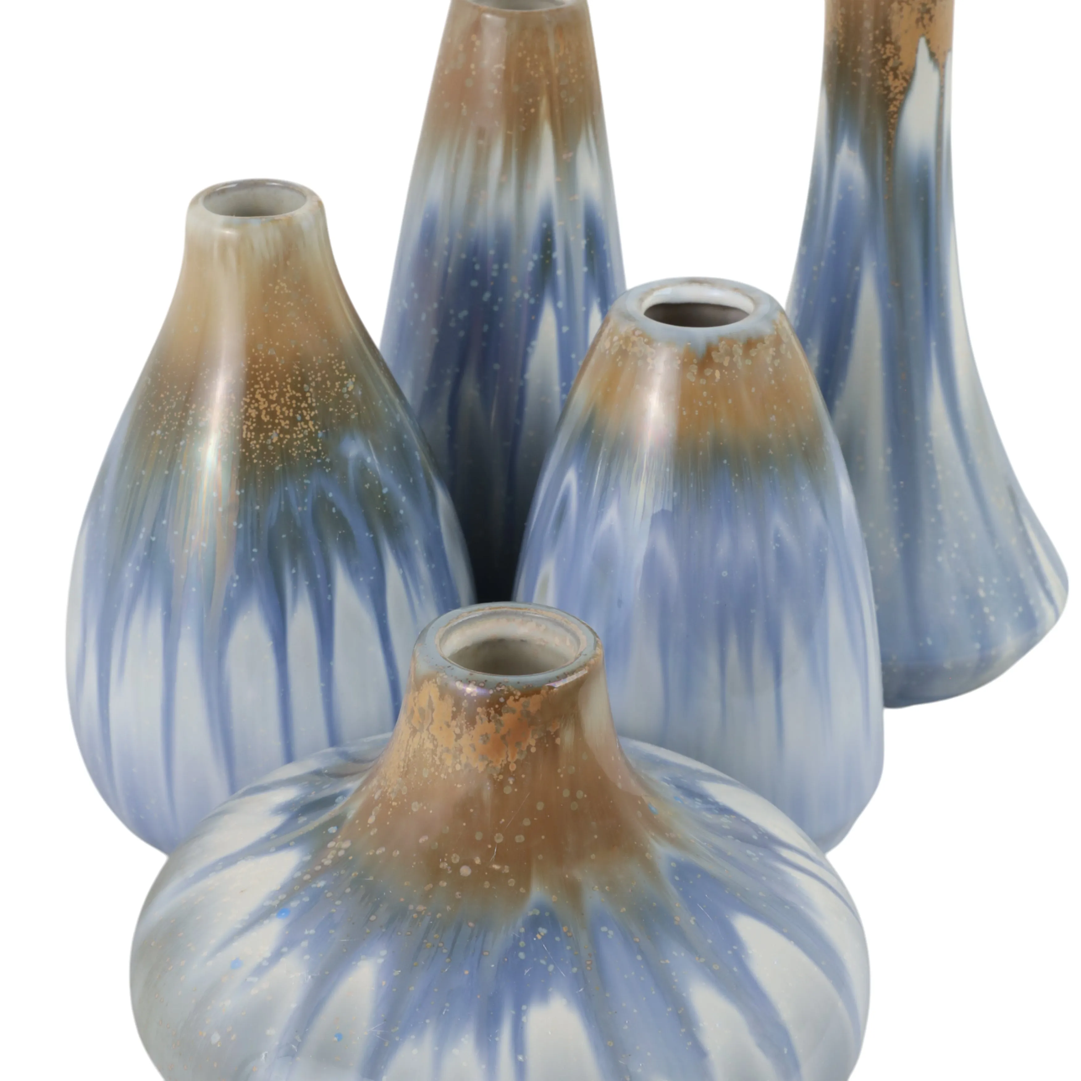 S/5 4/5/6/7/8"  Medford Ceramic Vases