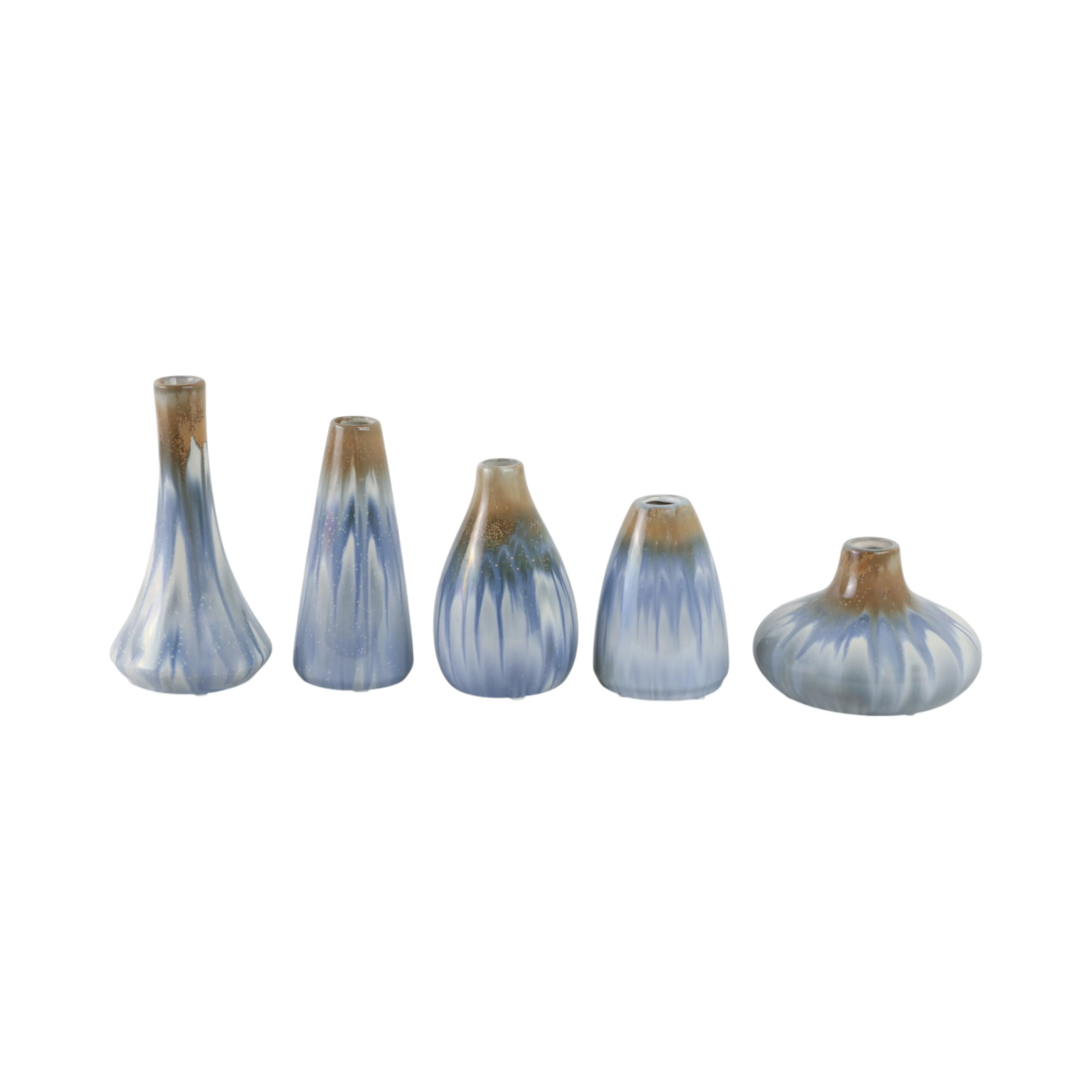 S/5 4/5/6/7/8"  Medford Ceramic Vases