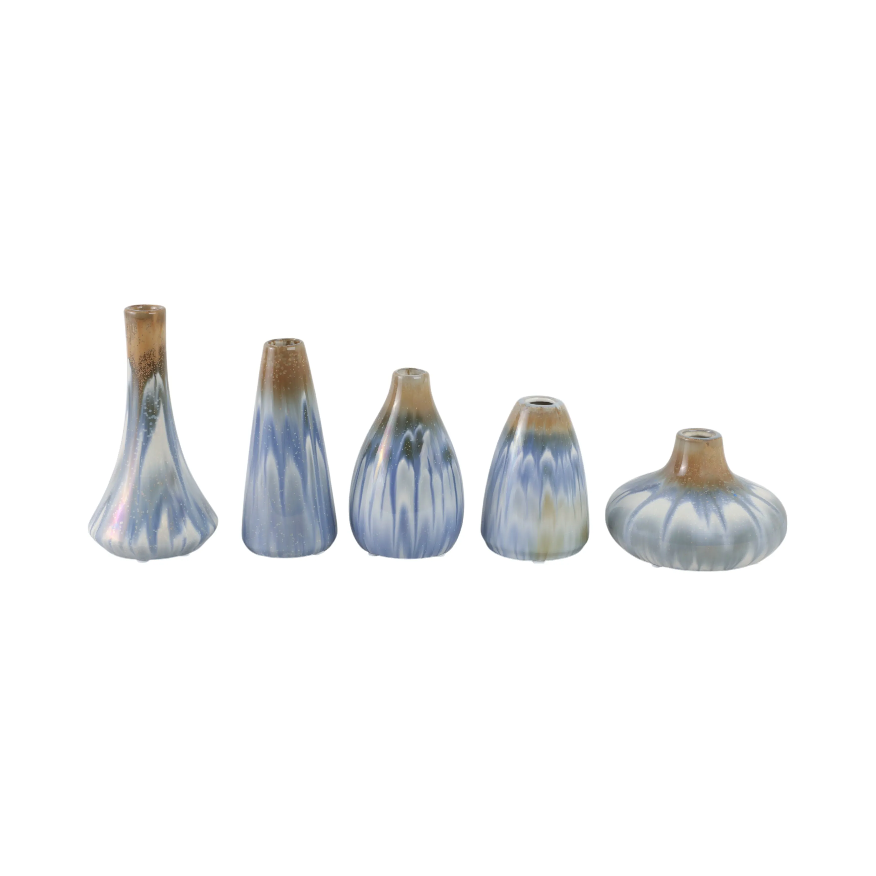 S/5 4/5/6/7/8"  Medford Ceramic Vases