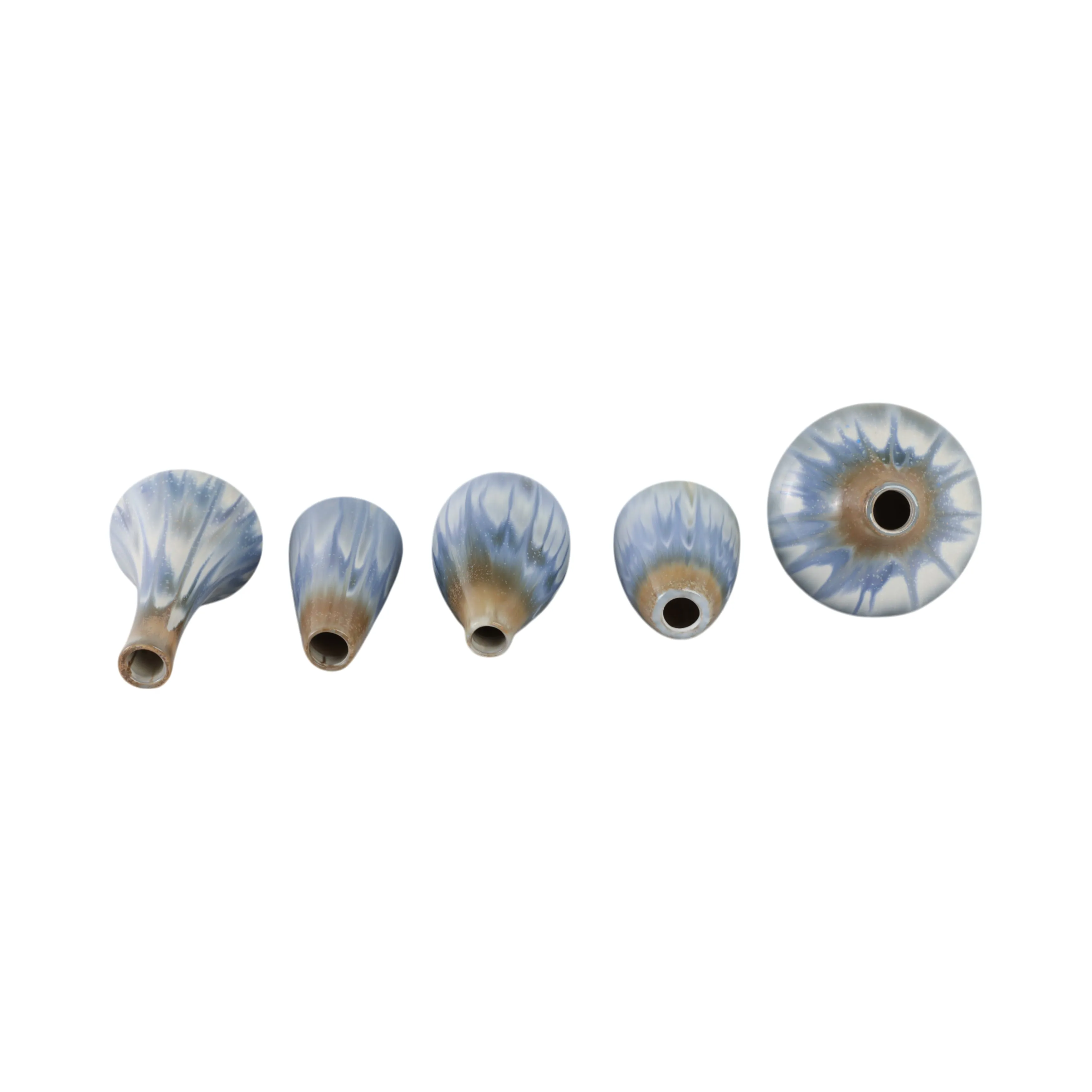 S/5 4/5/6/7/8"  Medford Ceramic Vases