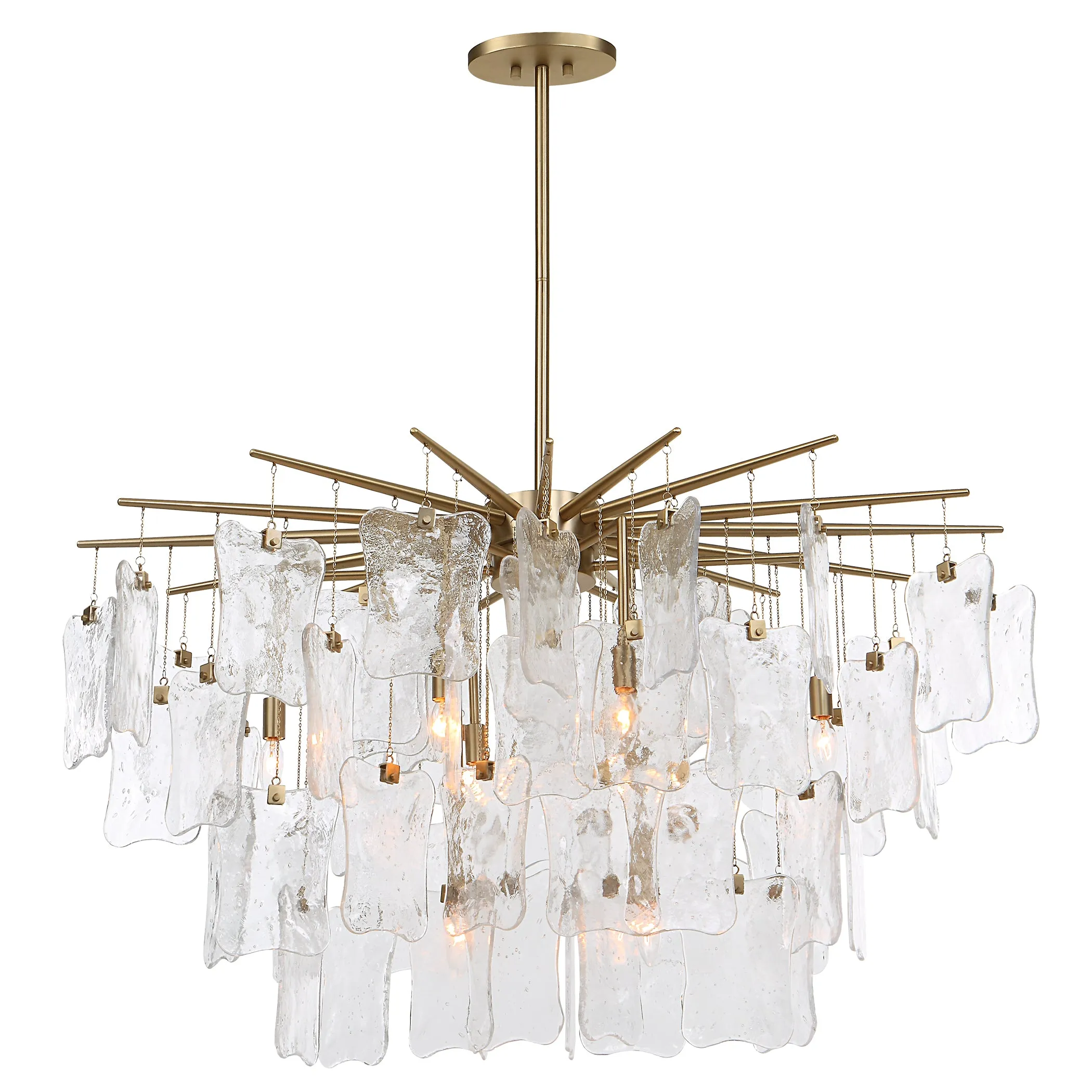 Seeded Shield, 8 Lt Chandelier