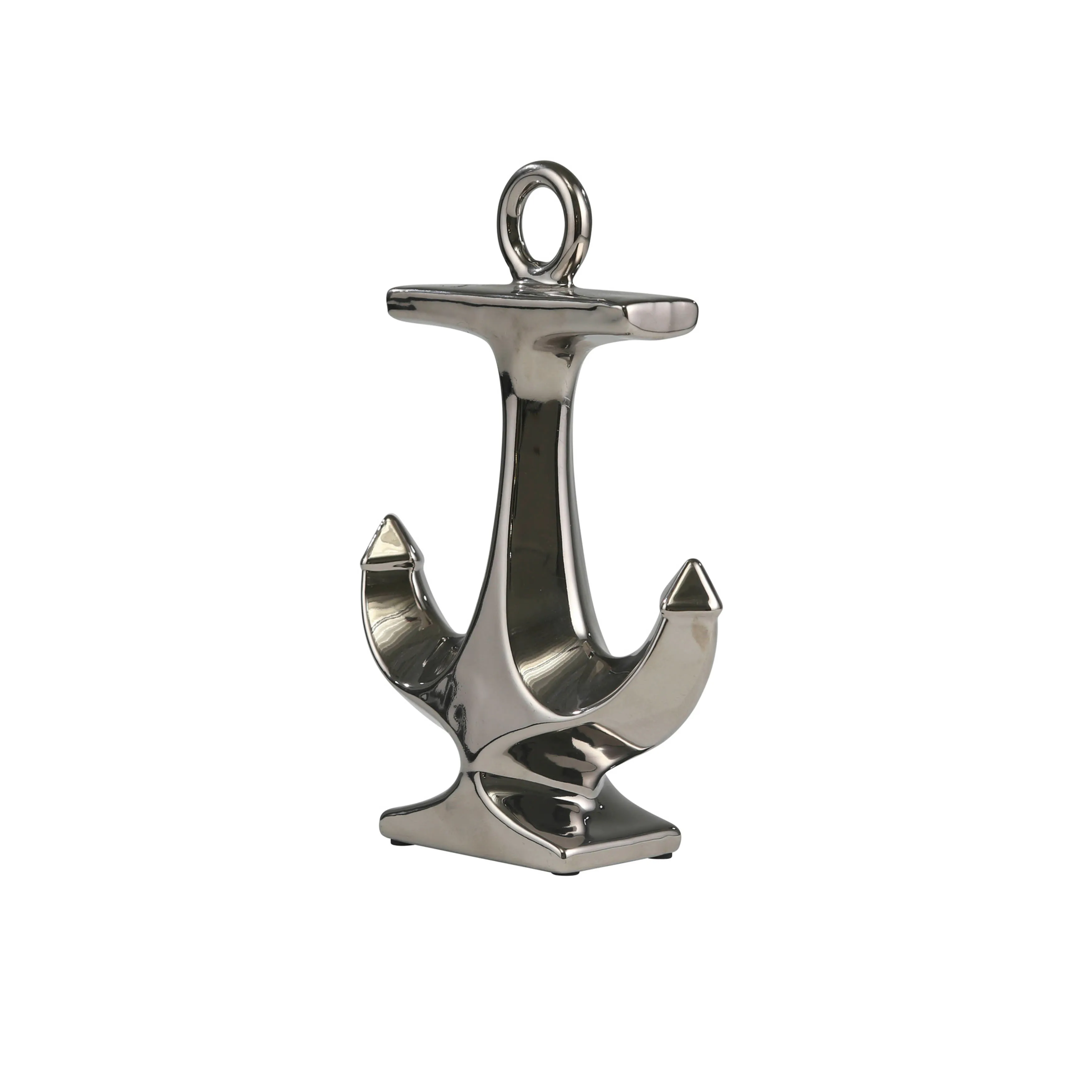SILVER CERAMIC ANCHOR 10"