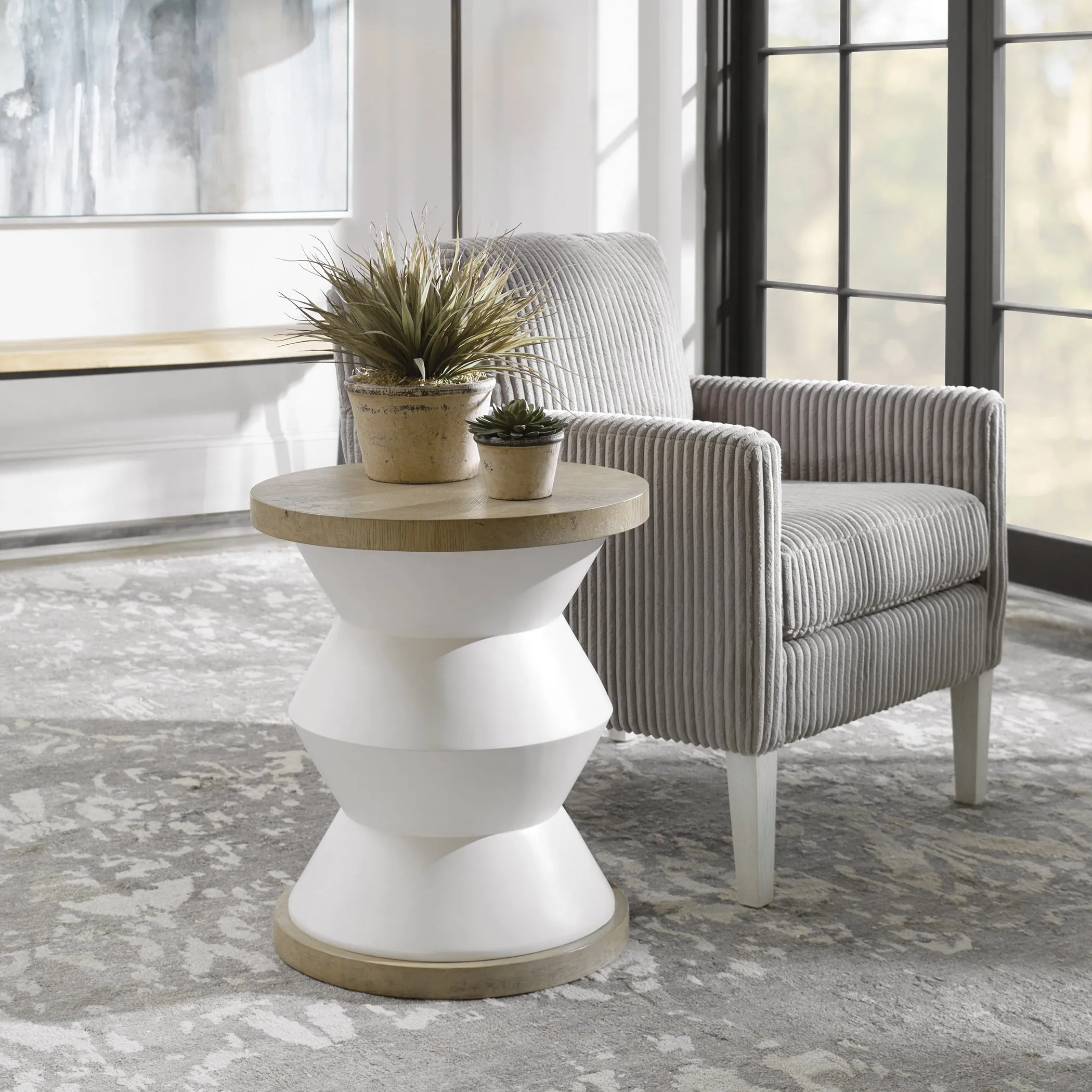 Spool Side Table