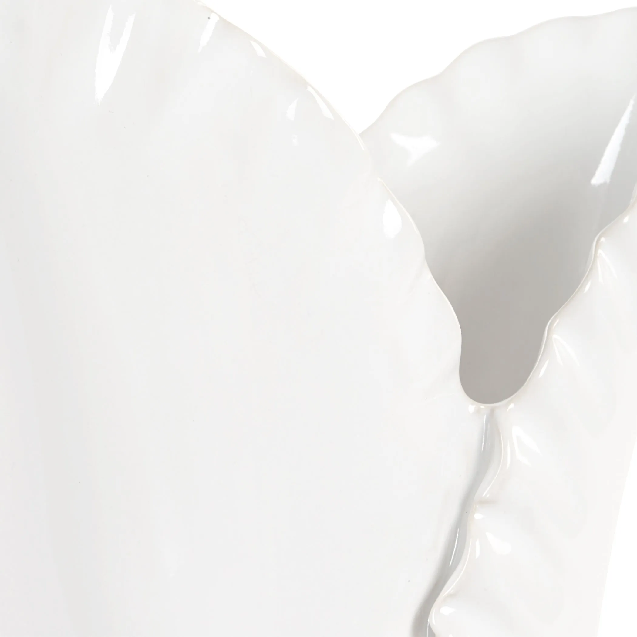 Uttermost Leafscape White Vases Set/2