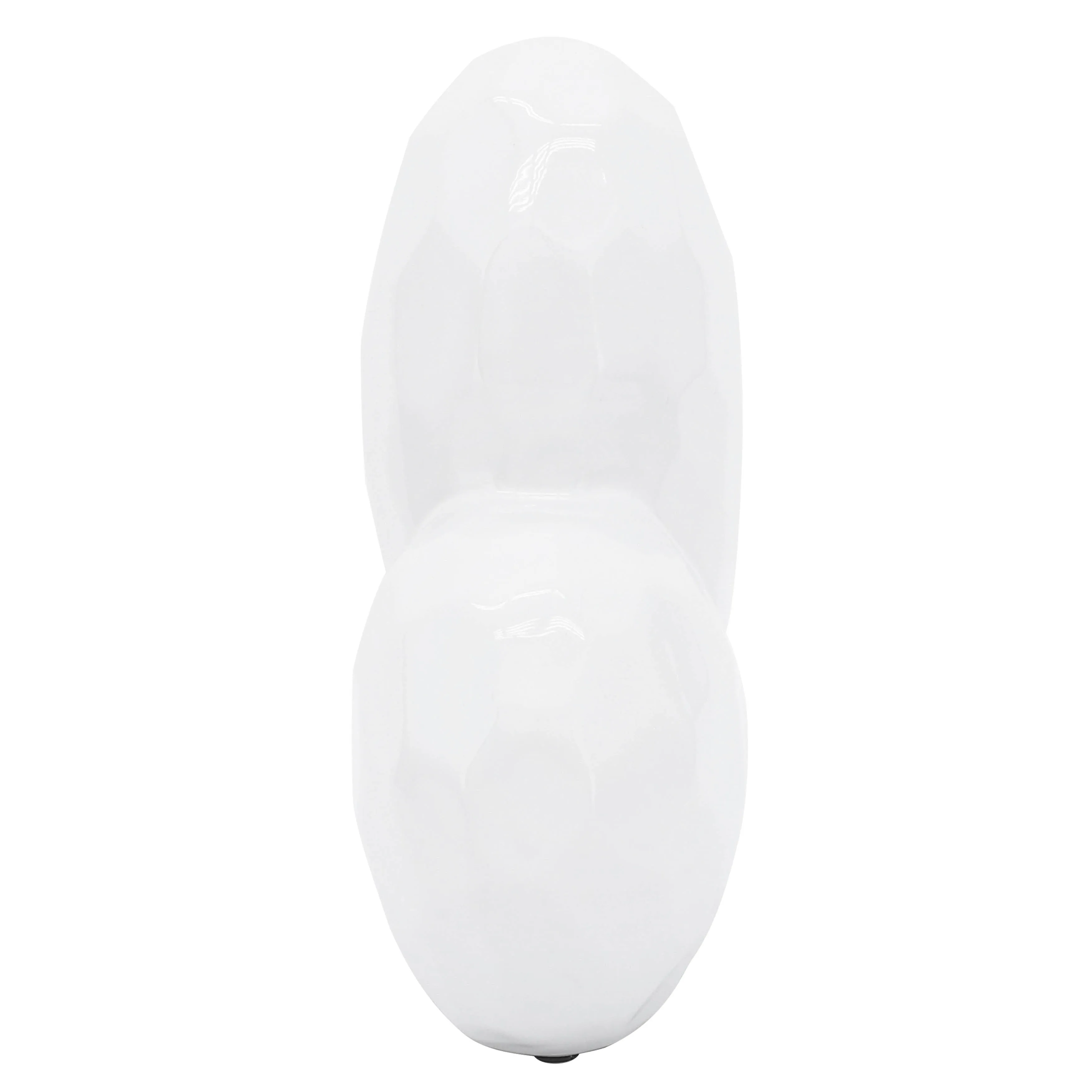 WHITE CERAMIC HEART, 8"