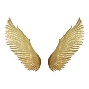 Wings Wall Dcor Gold